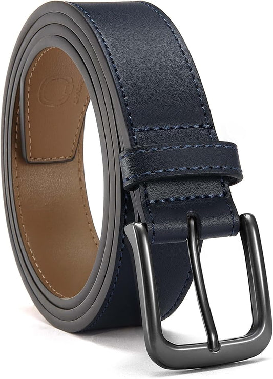 CHAOREN Mens Belts Leather - 35mm Genuine Leather Belt for Jeans - Men Gift for Casual Dress
