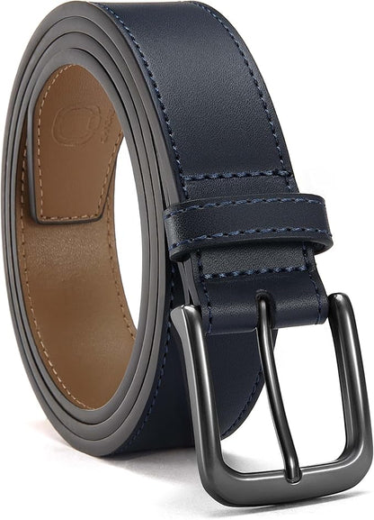 CHAOREN Mens Belts Leather - 35mm Genuine Leather Belt for Jeans - Men Gift for Casual Dress
