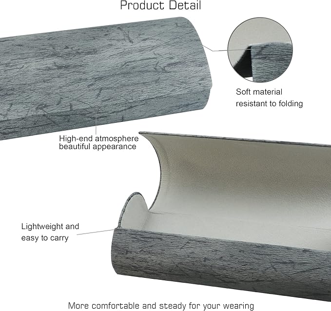 VisionGlobal Hard Shell Eyeglass Case for Eyeglasses and Sunglasses for Men/Women and Kids