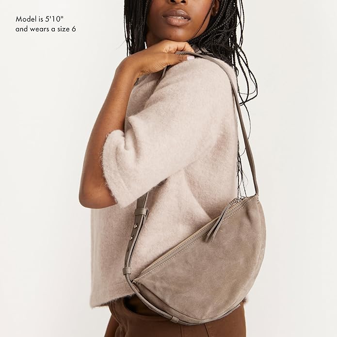 The Sak Tess Sling Purse - Small Woman's Crossbody Bag For Everyday & Travel - Handbag With Zipper Closure & Adjustable Strap