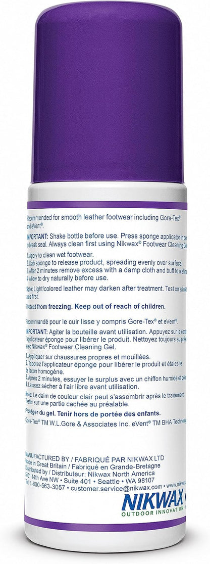 Nikwax Conditioner for Leather, Conditions, Restores, Revitalizes, Boot, Shoe and Footwear Care