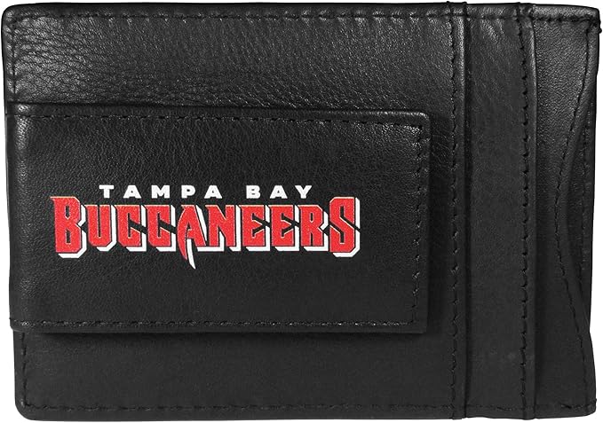 Siskiyou Sports NFL unisex Leather Cash & Cardholder & Money Clip