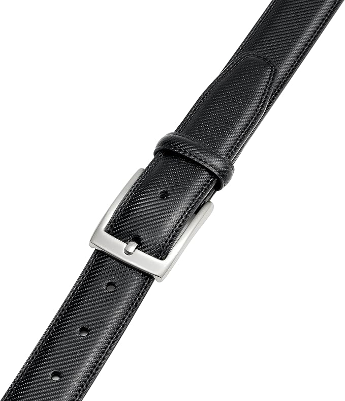 MILORDE Men's Genuine Leather Dress Belt, Handmade, 100% Cow Leather, Fashion & Classic Designs for Work Business and Casual