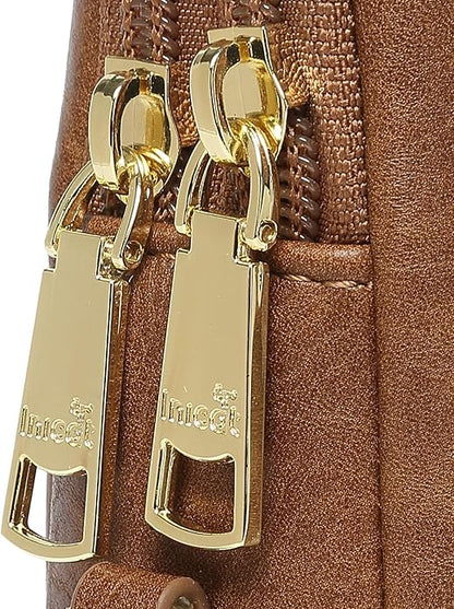 INICAT Small Sling Bag for Women Everyday & Travel Crossbody Bags Lightweight Cross Body Purses Vegan Leather