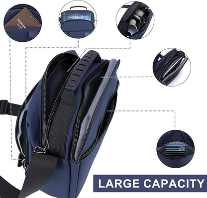 Messenger Bag for Men Sling Bag Anti Theft Crossbody Shoulder Bag Large Capacity Business Satchel for Travel Work
