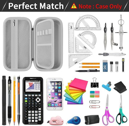 Pencil Case Pen Pouch Bag, Large Capacity Pencils Organizer Holder Office College Stationery Pen Marker Storage Supplies for adults, NOT INTENDED FOR USE BY CHILDREN 12 AND UNDER, Box Only (Grey)