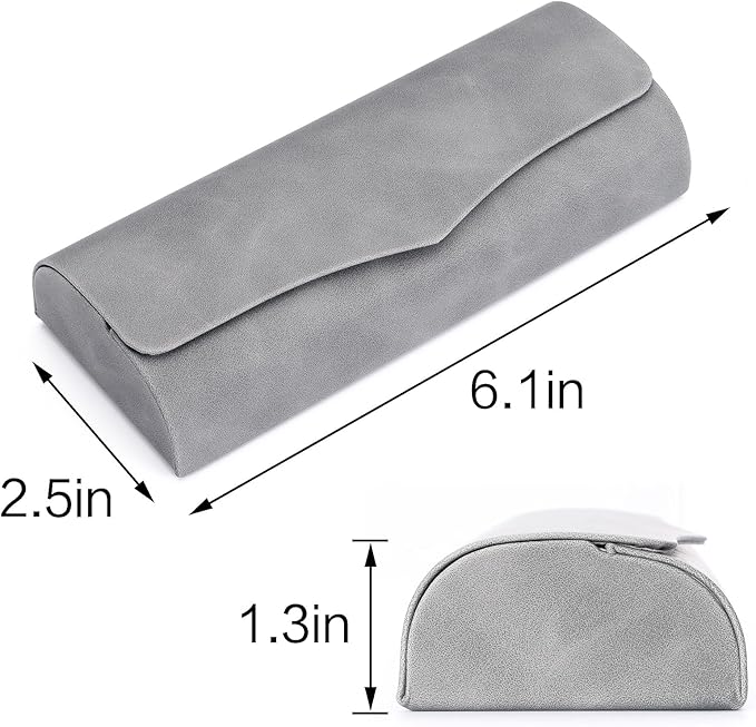 Vemiss Hard Shell Eyeglass Cases, Lightweight Portable Glasses Case for Women Men