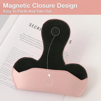 KINIVA Sunglass Clip & Holder, Magnetic Glasses Case for Car Organizer