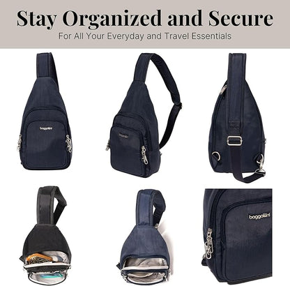 Baggallini womens Securtex Anti-theft Daytripper Sling