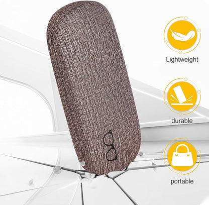 RayLove 3-Pack Hard Shell Eyeglasses Case Large Reading Glasses Hard Case