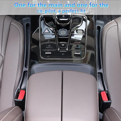 【Compatible with Subaru Outback】 Seat Gap Filler,FillerNo Drop Seat Guard Compatible with Subaru Outback,Drop Seat Guards for Cars(2Pcs),Emergency Keychain Car Escape Tool(2Pcs)