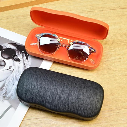 Eyeglass Case 2PCS,Glasses Case Hard Shell,Hard Eyeglass case for Women Men