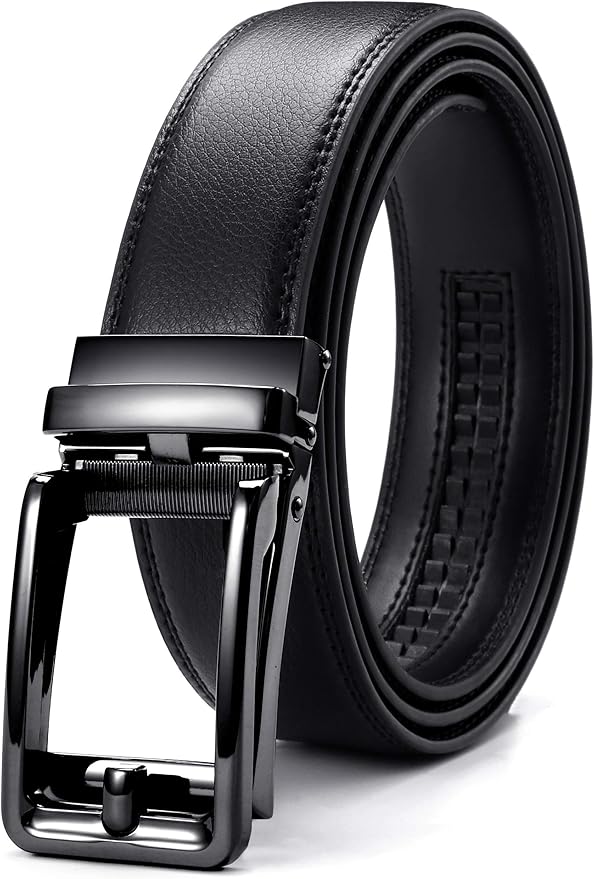 CHAOREN Click Belts for Men - Mens Ratchet Belt 1 3/8" for Dress Pants - Perfect Companion to Men's Oxfords