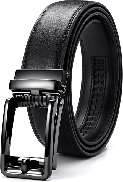 CHAOREN Click Belts for Men - Mens Ratchet Belt 1 3/8" for Dress Pants - Perfect Companion to Men's Oxfords