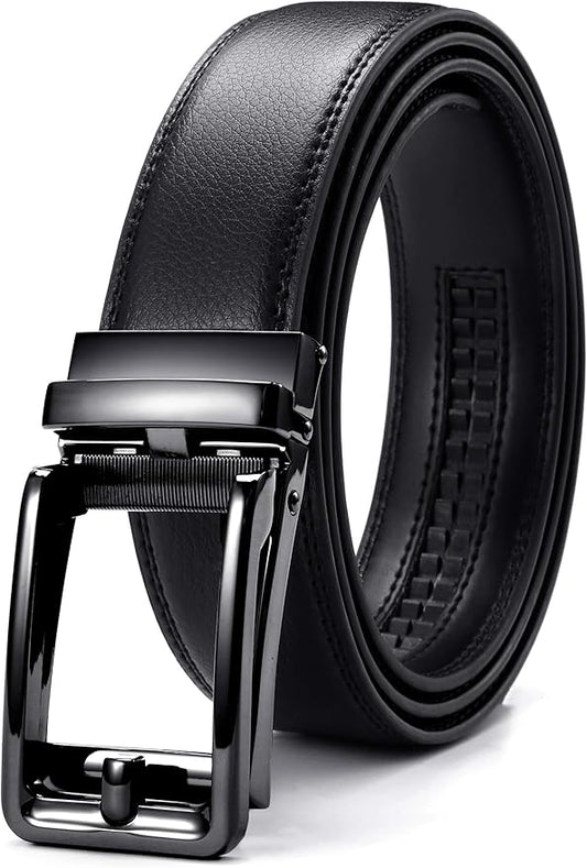 CHAOREN Click Belts for Men - Mens Ratchet Belt 1 3/8" for Dress Pants - Perfect Companion to Men's Oxfords