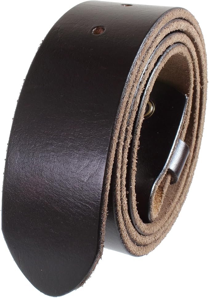 Gelante Genuine Full Grain Leather Belt Strap without Belt Buckle