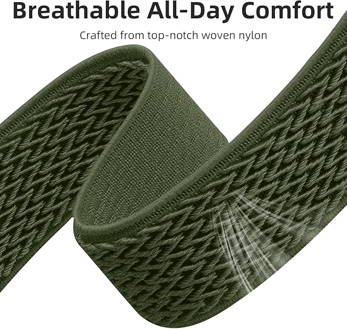 GEAK Quick Release Strap Compatible with Garmin Venu 3S/ Venu 2S Watch Band, 18mm Watch Band Soft Nylon Breathable Sport Strap for Venu 4 41mm/Vivoactive 4S Watch Band/Forerunner 265s/255s Men Women