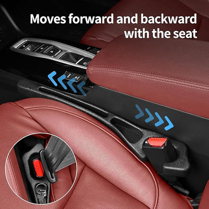 Car Seat Gap Filler, Car Seat Accessories, Car Organizers and Storage with Phone Holder, Car Organizer Fit Sedan SUV Truck Red Set of 2