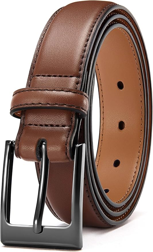 CHAOREN Mens Belts Leather Gift for Men - Ideal Match for Mens Dress Shoes