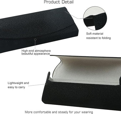 VisionGlobal Hard Shell Eyeglass Case for Eyeglasses and Sunglasses for Men/Women and Kids
