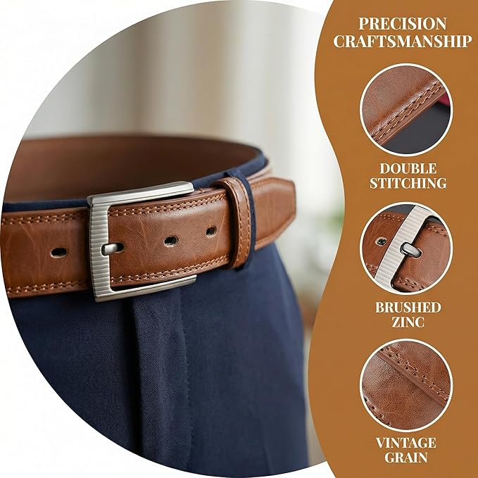 Luxury Crocodile Pattern Leather Belt with Automatic Buckle, Black and Brown, Gold and Gunmetal Buckle, Ratchet Design