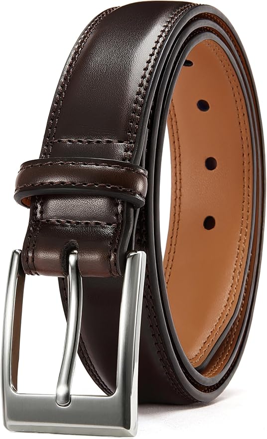 CHAOREN Mens Belts Leather Gift for Men - Ideal Match for Mens Dress Shoes