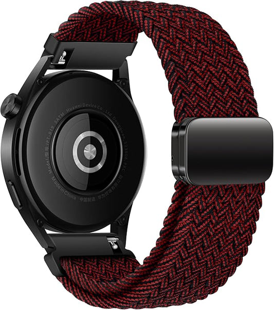 Mazoft Braided Sport Band Compatible with Samsung Galaxy Watch Band 7/FE/6/5/4/3 & Watch 5 Pro & 6/4 Classic &Gear S3/S2, 20mm & 22mm watch band for Samsung Watch 47mm 46mm 45mm 44mm 40mm 43/42/41mm