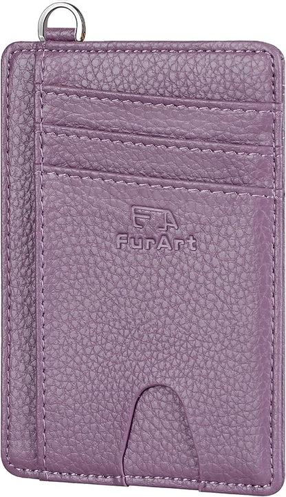 FurArt Slim Minimalist Wallet, Front Pocket Wallets, RFID Blocking, Credit Card Holder for Men