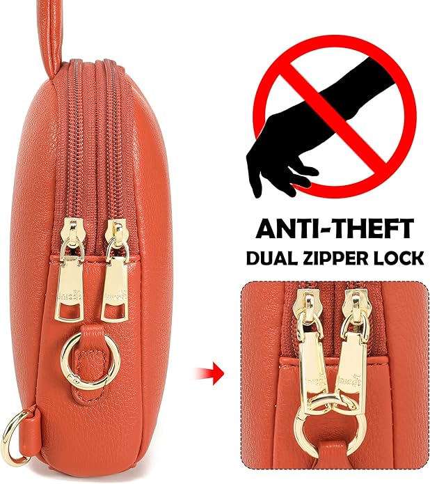 INICAT Small Sling Bag for Women Everyday & Travel Crossbody Bags Lightweight Cross Body Purses Vegan Leather