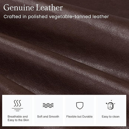 befen Genuine Leather Small Sling Bag for Women Anti-Theft Crossbody Chest Bags Fanny Packs for Travel with RFID Card Slots