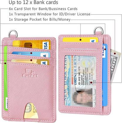 FurArt Slim Minimalist Wallet, Front Pocket Wallets, RFID Blocking, Credit Card Holder for Men