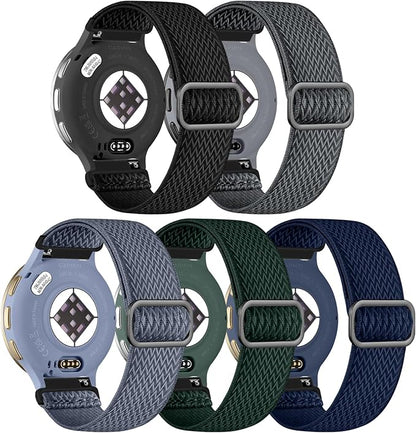 GEAK 18mm Quick Release Replacement Wristband Compatible with Garmin Venu 4 Watch Band 41mm, Soft Nylon Breathable Sport Strap for Venu 2S 3S/Vivoactive 4S Watch Band/Forerunner 265s/255s Men Women