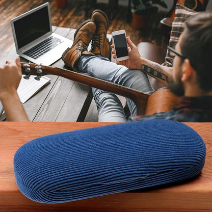 MyEyeglassCase Men's Medium Glasses Case - Classic Eyeglasses Hard Shell Holder, Elegant Easy Open Lip with Pouch and Cloth