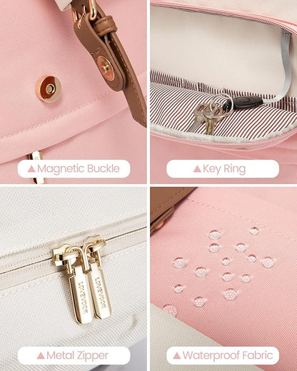 LOVEVOOK Travel Laptop Backpack Purse for Women Fashion Vintage Computer Backpack 15.6 Inch Large Teacher Nurse Backpack Casual Daypack for Business Work College