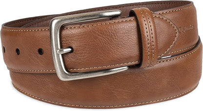 Columbia Men's Casual Everyday Leather Belt – Jeans, Chinos and Daily Wear