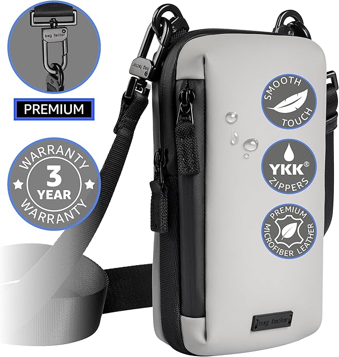 Cell Phone Crossbody Sling Bag EDC – RFID Small Shoulder Bag with Urban Tech Aesthetic