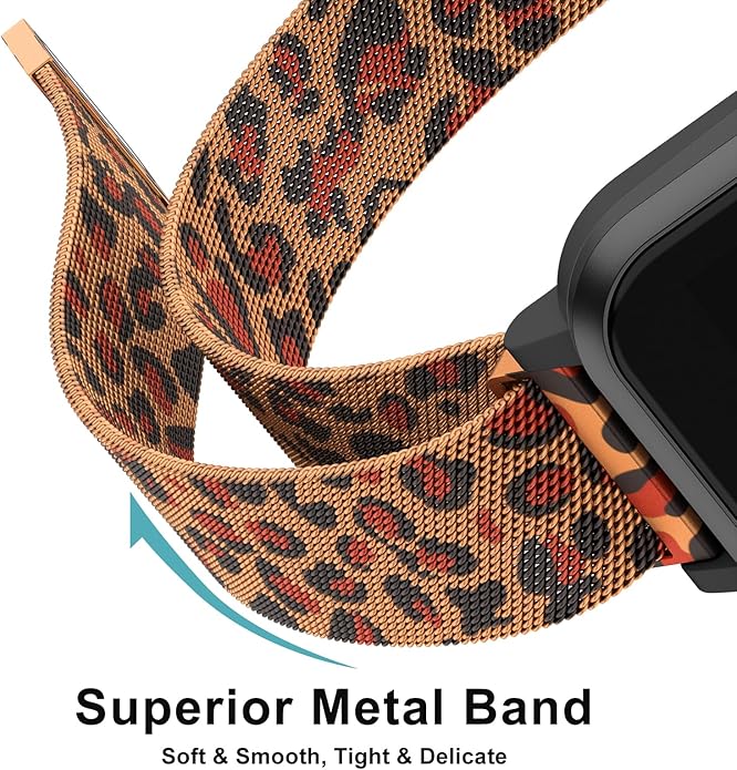 Vanjua 18mm 19mm 20mm 22mm Watch Band Quick Release Replacement Wristbands, Stainless Steel Metal Mesh Loop Adjustable Magnetic Replacement Straps Bands for Men Women