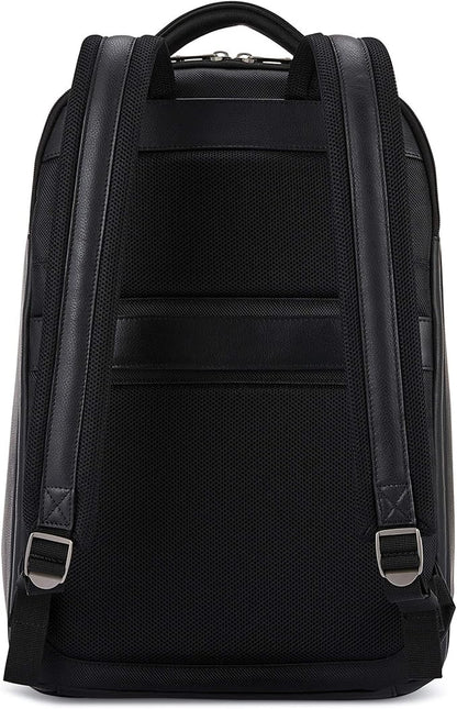 Samsonite Classic Leather Backpack, Black, One Size