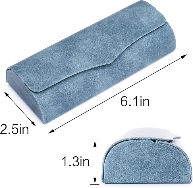 Vemiss Hard Shell Eyeglass Cases, Lightweight Portable Glasses Case for Women Men