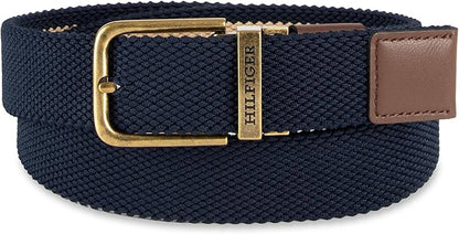 Tommy Hilfiger Men's Reversible Leather Belt, 2‑in‑1 Design for Dress Or Casual Wear