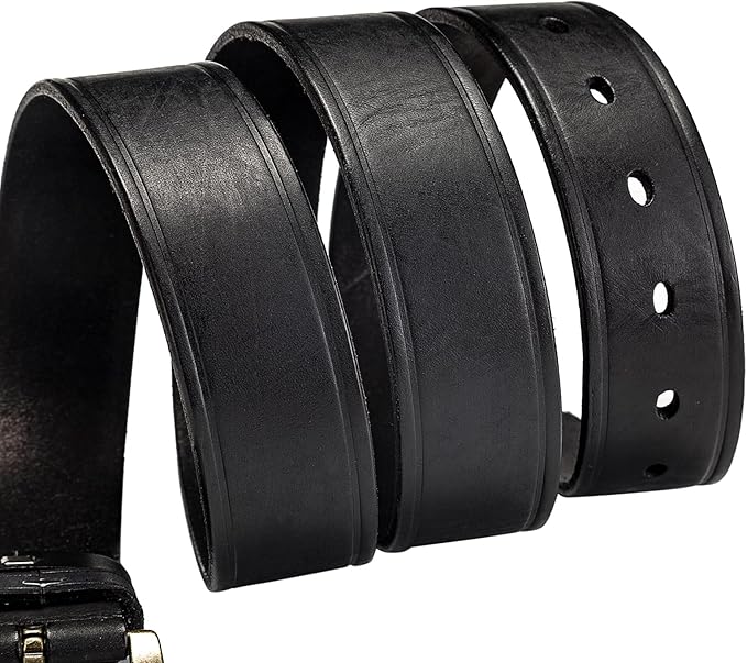 Luxury Full Grain Genuine Leather Belt Men Gift, 1.5" Wide Vintage Real Leather Western Cowboy Men's Belts