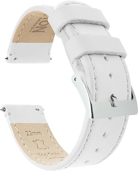 BARTON WATCH BANDS - Top Grain Leather Watch Bands Compatible with Apple Watch Models - 1, 2, 3, 4, 5, 6, 7, 8, 9, 10, SE, Ultra & Ultra 2