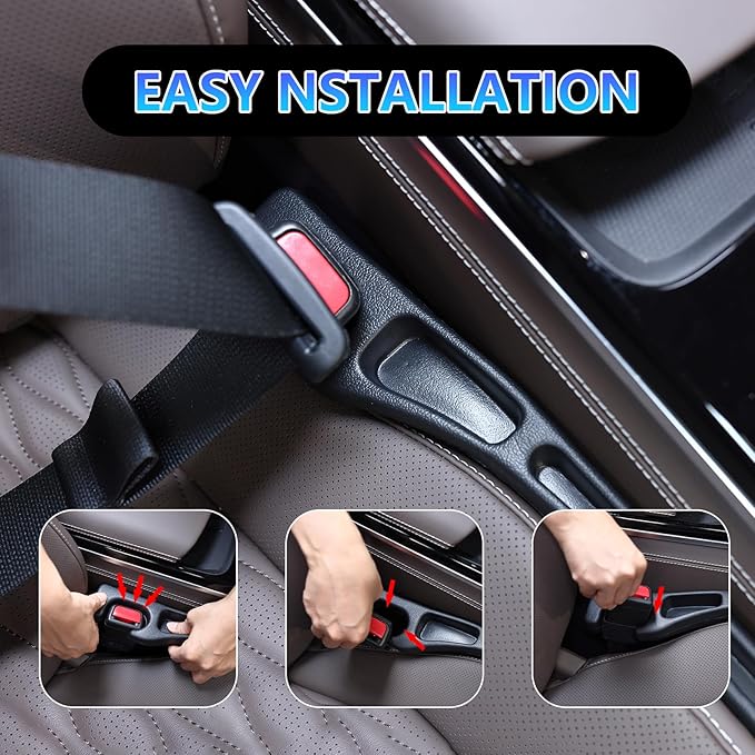 【Compatible with Mazda CX-5】 Seat Gap Filler,No Drop Seat Guard Compatible with Mazda CX-5,Drop Seat Guards for Cars(2Pcs),Emergency Keychain Car Escape Tool(2Pcs)