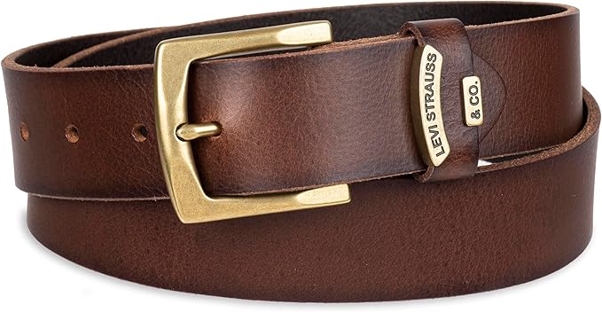 Levi’s Men’s Casual Leather Belt, Classic Strap for Jeans & Everyday Wear