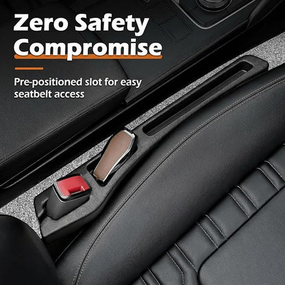 No Drop Seat Guard, Car Seat Gap Filler, Car Gap Filler Organizer, Universal Drop Seat Guards for Cars, Car Accessories Interior Prevent Stop Cellphone Wallet Keys Coins and Card from Dropping