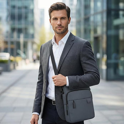Messenger Bag for Men Sling Bag Anti Theft Crossbody Shoulder Bag Large Capacity Business Satchel for Travel Work