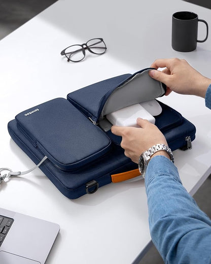 tomtoc 360 Protective Laptop Shoulder Bag for 16-inch MacBook Pro M5/M4/M3/M2/M1 Pro/Max 2026-2019, Water-resistant Sleeve for Dell XPS 15 Surface Book 3 The New Razer Blade 16