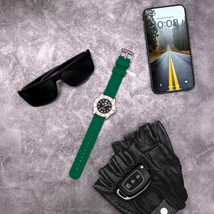 Archer Watch Straps - Soft Silicone Quick Release Watch Bands