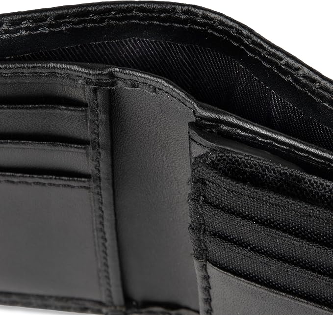 Dickies Men's RFID Everyday Leather Bifold Chain Wallet Black