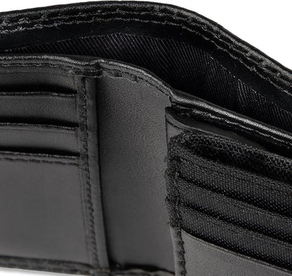 Dickies Men's RFID Everyday Leather Bifold Chain Wallet Black